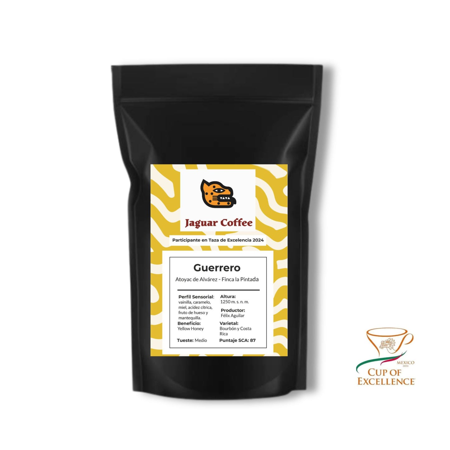 Café Honey - Finca la Pinta - Félix Aguilar - Participante Taza de excelencia 2024