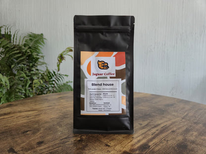 Blend house - 70% Veracruz lavado y 30% Michoacán natural. - Jaguar Coffee Shop