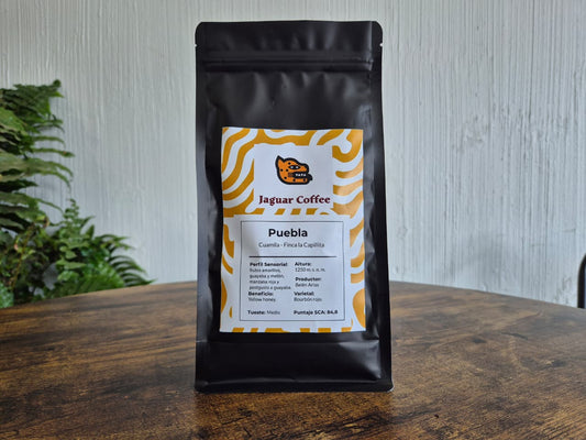 Café de Especialidad Yellow Honey de Cuamila, Puebla - Jaguar Coffee - Jaguar Coffee Shop